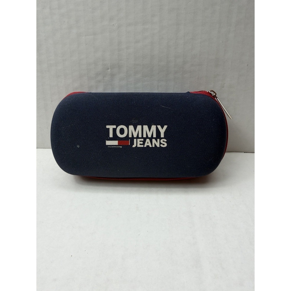 Tommy Jeans hardshell eye glasses case, blue/red
